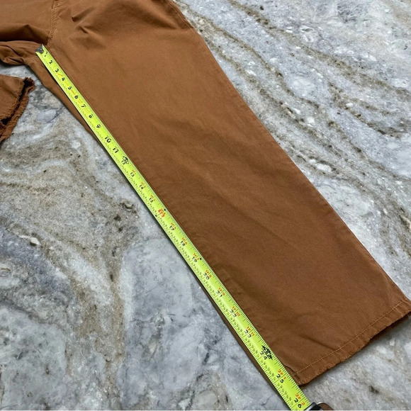 Nili Lotan Montauk Pant in Whiskey Raw Hem size 4 - Picture 12 of 16